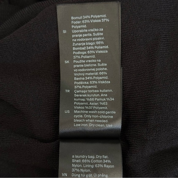 COS Brand New Asymmetric Open-knit Skirt Black Mesh Maxi Skirt. Size S. - Picture 11 of 14